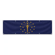 Drapeau de l'Indiana grand format XL en polyester avec dix œillets