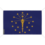 Drapeau indiana polyester résistant aux intempéries
