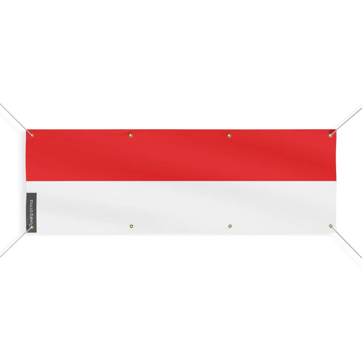 Drapeau indonésie polyester résistant usage extérieur intensif