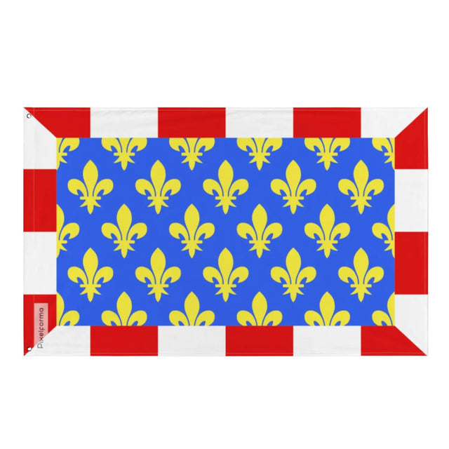 Drapeau indre-et-loire plusieurs tailles en polyester - pixelforma