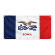 Drapeau iowa en polyester résistant aux intempéries