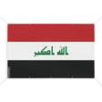 Drapeau irak en polyester résistant avec œillets robustes