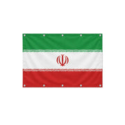 Drapeau de l'Iran format S en polyester avec dix œillets