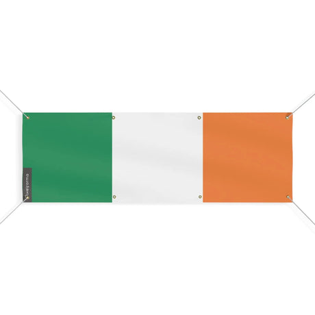 Drapeau irlande polyester résistant usage extérieur durable