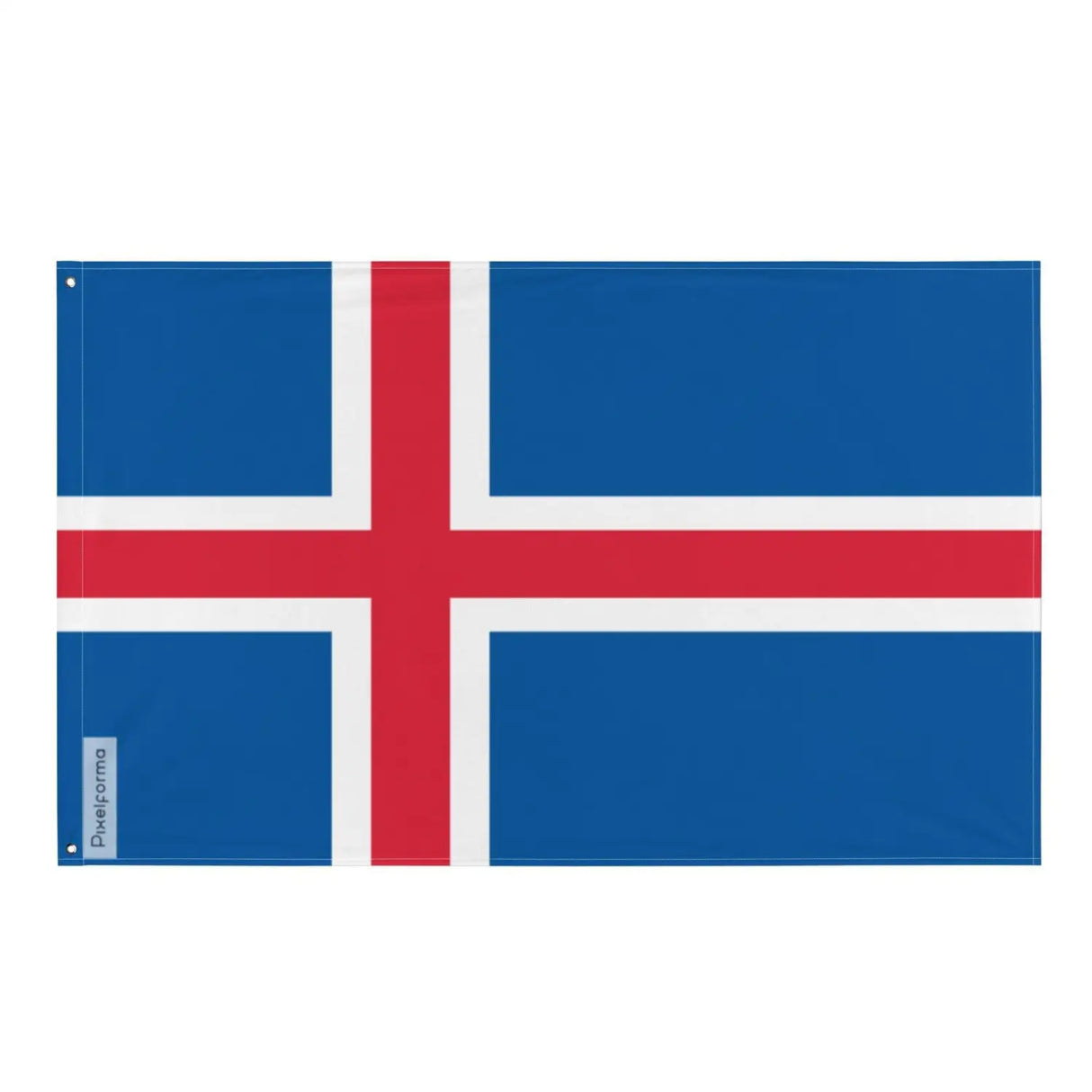 Drapeau islande plusieurs tailles en polyester - pixelforma