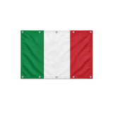 Drapeau de l'Italie format S en polyester avec dix œillets