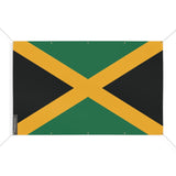 Drapeau jamaïque 10 oeillets en plusieurs tailles (s) - pixelforma