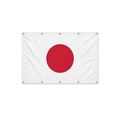 Drapeau du Japon format S en polyester avec dix œillets