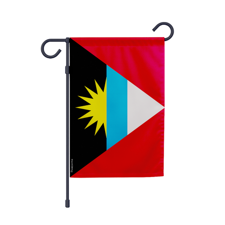 Drapeau jardin antigua-et-barbuda en ployester - pixelforma