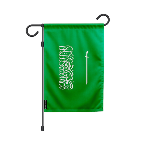 Drapeau jardin arabie saoudite en ployester - pixelforma