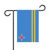 Drapeau Jardin Aruba en Ployester - Pixelforma 