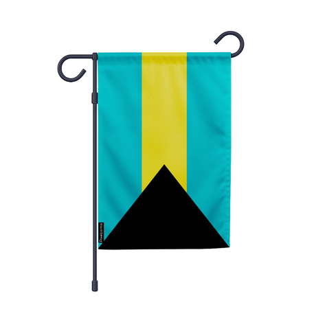 Drapeau jardin bahamas en ployester - pixelforma