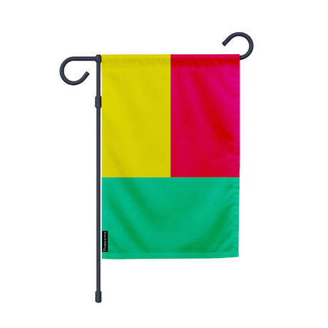 Drapeau jardin bénin en ployester - pixelforma