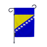 Drapeau jardin bosnie-herzégovine en ployester - pixelforma