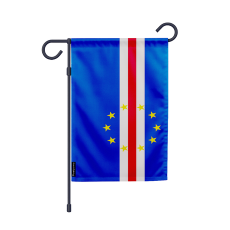 Drapeau jardin cap-vert en ployester - pixelforma
