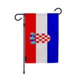 Drapeau jardin croatie en ployester - pixelforma