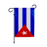 Drapeau jardin cuba polyester résistant format vertical