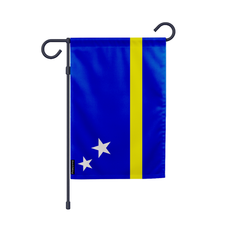 Drapeau jardin curaçao en ployester - pixelforma