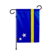 Drapeau jardin curaçao polyester résistant format vertical