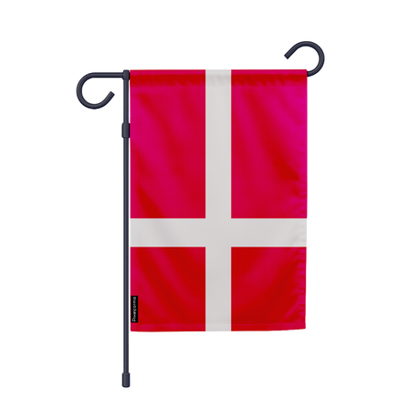 Drapeau jardin danemark en ployester - pixelforma