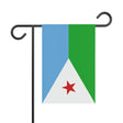 Djibouti Garden Flag 100% Polyester Double-Sided Printing - Pixelforma