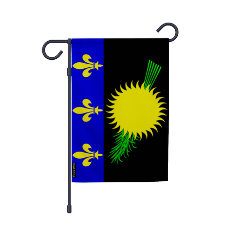 Drapeau jardin de guadeloupe en ployester - pixelforma