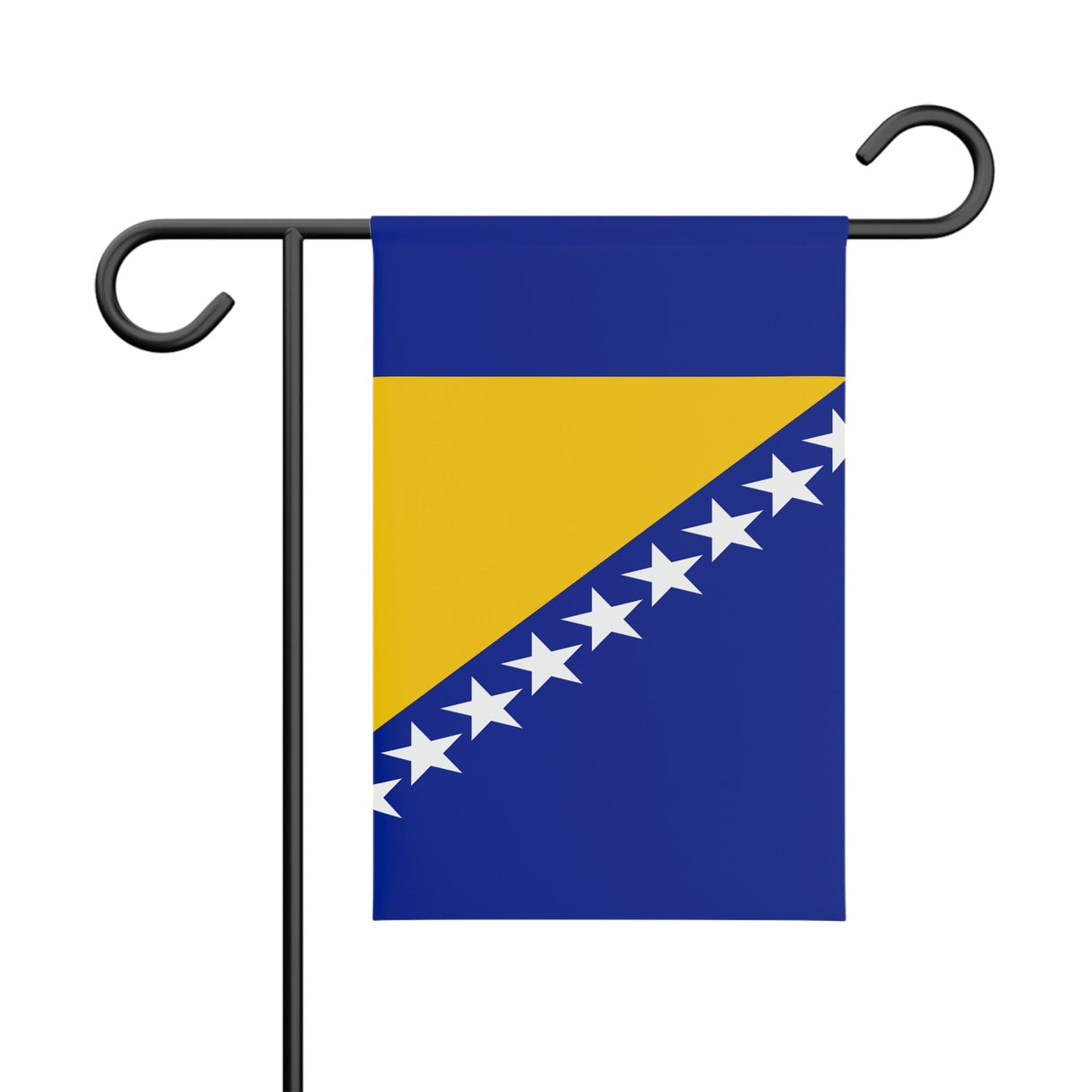 Bosnia and Herzegovina Garden Flag 100% Polyester Double-Sided Print - Pixelforma