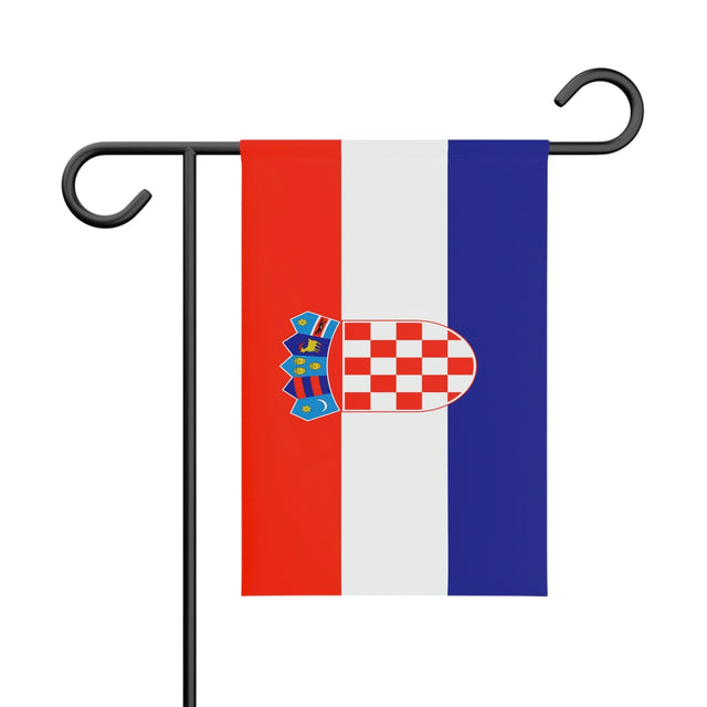 Croatia Garden Flag 100% Polyester Double-Sided Print - Pixelforma