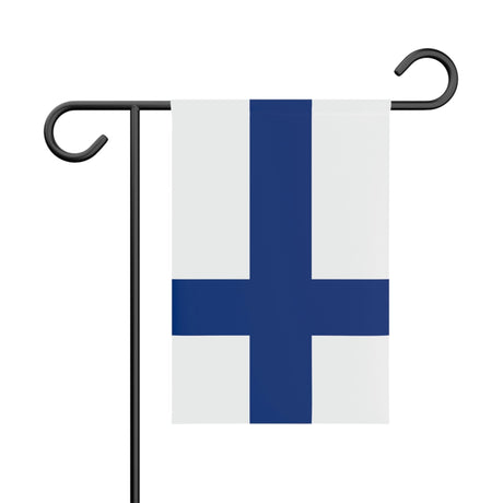 Finland Garden Flag 100% Polyester Double-Sided Print - Pixelforma
