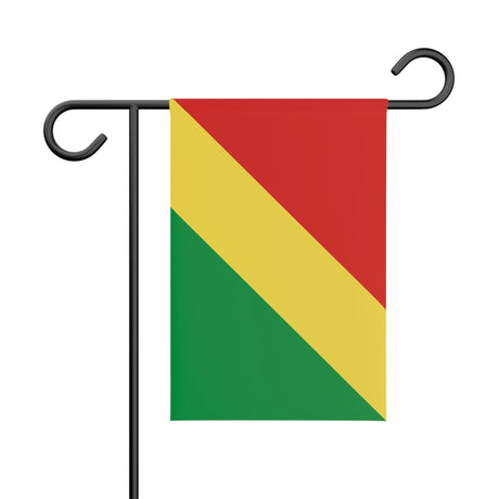 Garden Flag of the Republic of Congo 100% Polyester Double-Sided Printing - Pixelforma