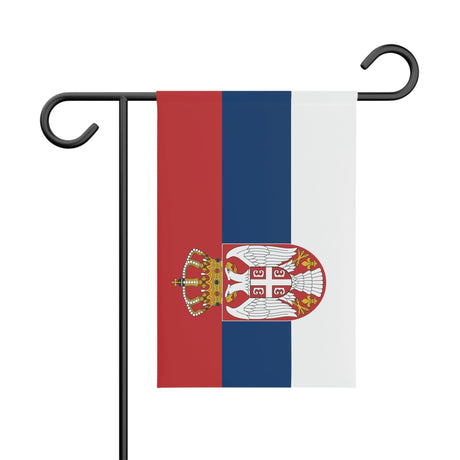 Serbian Garden Flag 100% Polyester Double-Sided Print - Pixelforma