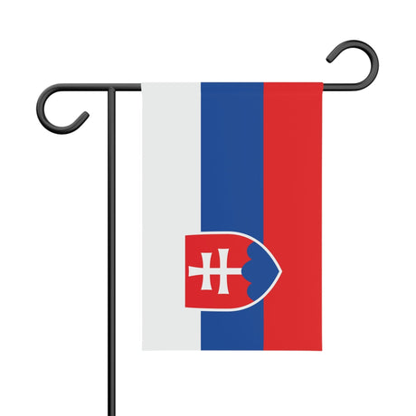 Slovak Garden Flag 100% Polyester Double-Sided Print - Pixelforma