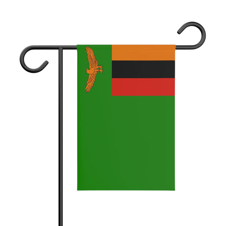 Zambia Garden Flag 100% Polyester Double-Sided Print - Pixelforma