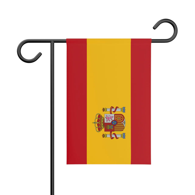 Garden Flag of Spain 100% Polyester Double-Sided Print - Pixelforma