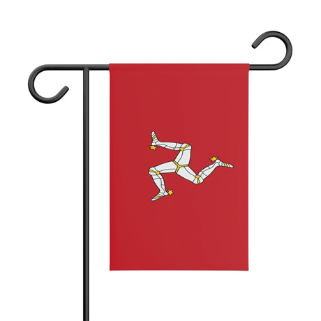 Isle of Man Garden Flag 100% Polyester Double-Sided Print - Pixelforma