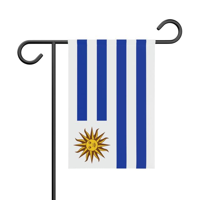 Uruguay Garden Flag 100% Polyester Double-Sided Print - Pixelforma