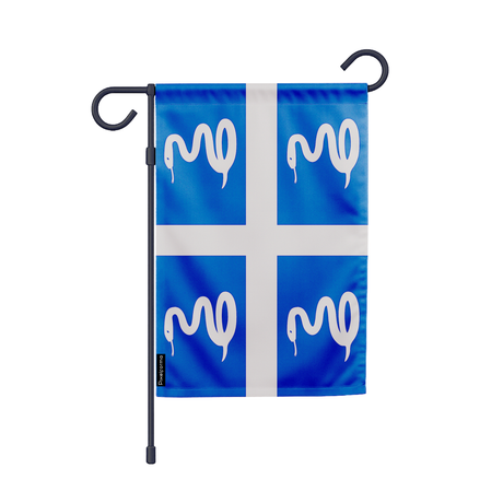 Drapeau jardin de martinique en ployester - pixelforma