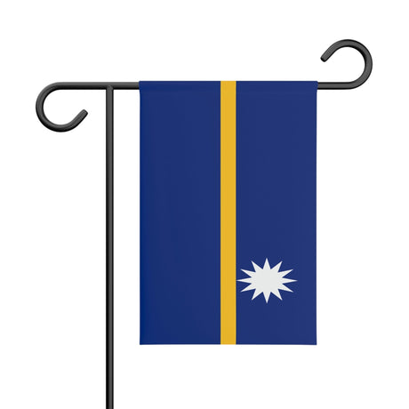 Nauru Garden Flag 100% Polyester Double-Sided Print - Pixelforma