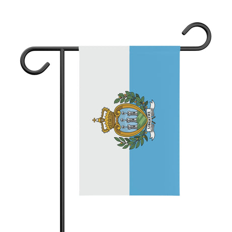 San Marino Garden Flag 100% Polyester Double-Sided Print - Pixelforma