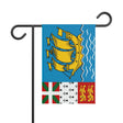 Flag Garden of Saint-Pierre-et-Miquelon 100% Polyester Double-Sided Printing - Pixelforma