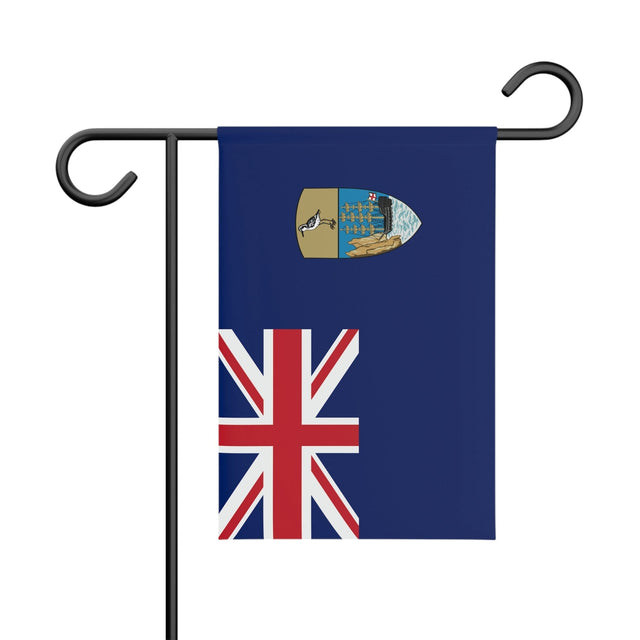 Flag Garden of St. Helena, Ascension and Tristan da Cunha 100% Polyester Double-Sided Print - Pixelforma