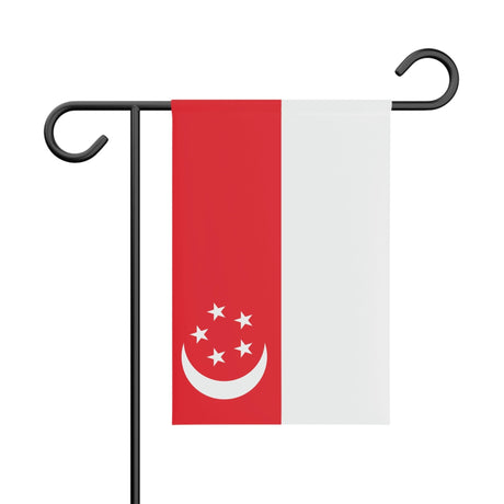 Singapore Garden Flag 100% Polyester Double-Sided Print - Pixelforma