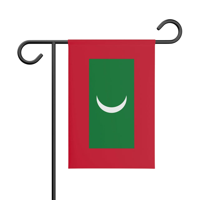 Maldives Garden Flag 100% Polyester Double-Sided Print - Pixelforma