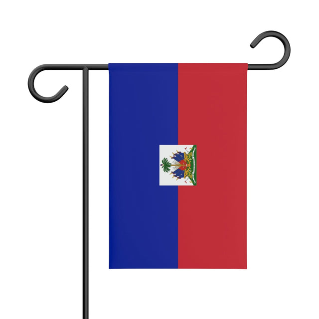 Haitian Garden Flag 100% Polyester Double-Sided Print - Pixelforma