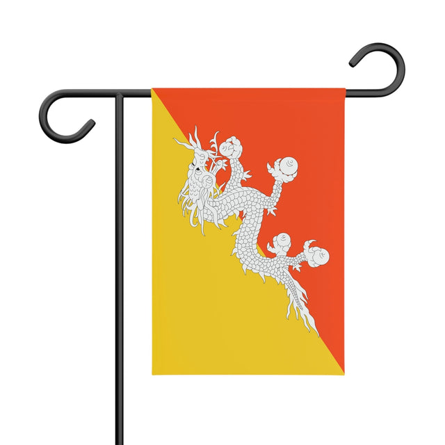 Bhutan Garden Flag 100% Polyester Double-Sided Print - Pixelforma