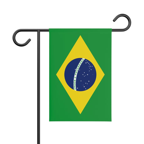 Brazil Garden Flag 100% Polyester Double-Sided Print - Pixelforma