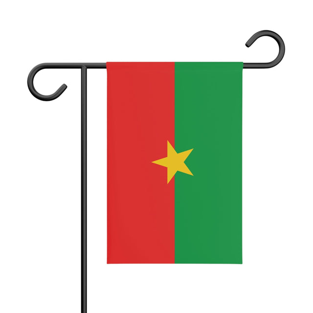 Burkina Faso Garden Flag 100% Polyester Double-Sided Printing - Pixelforma