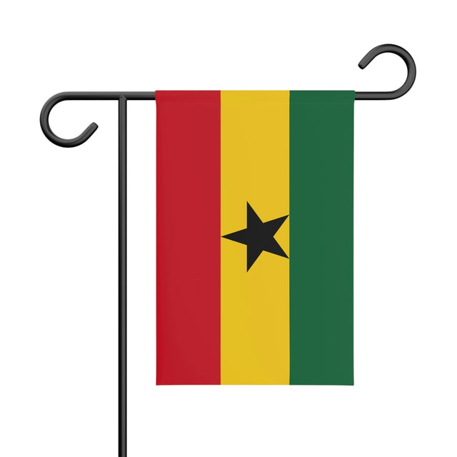 Ghana Garden Flag 100% Polyester Double-Sided Print - Pixelforma