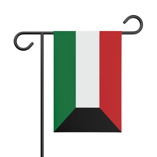 Kuwait Garden Flag 100% Polyester Double-Sided Print - Pixelforma