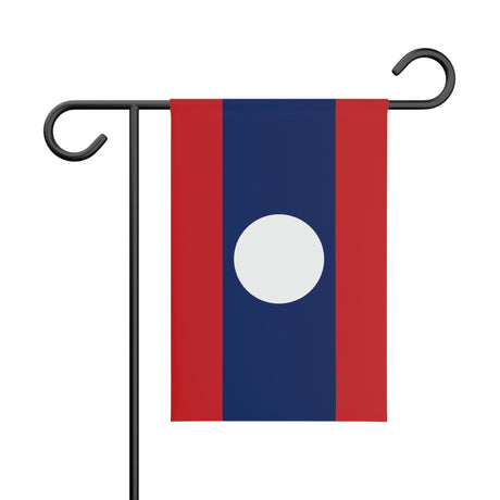 Laos Garden Flag 100% Polyester Double-Sided Print - Pixelforma